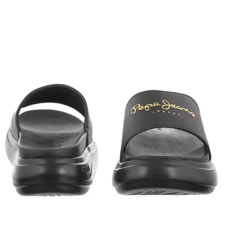Pepe Jeans Μαύρη Παντόφλα Slide με Logo 2 Pepe Jeans Μαύρη Παντόφλα Slide με Logo - Image 2