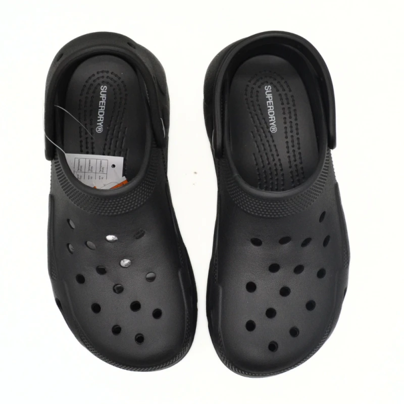 Superdry Γυναικεία Clogs Πλατφόρμας Μαύρα – Άνετα Casual Σαμπό 4 Superdry Γυναικεία Clogs Πλατφόρμας Μαύρα – Άνετα Casual Σαμπό - Image 4