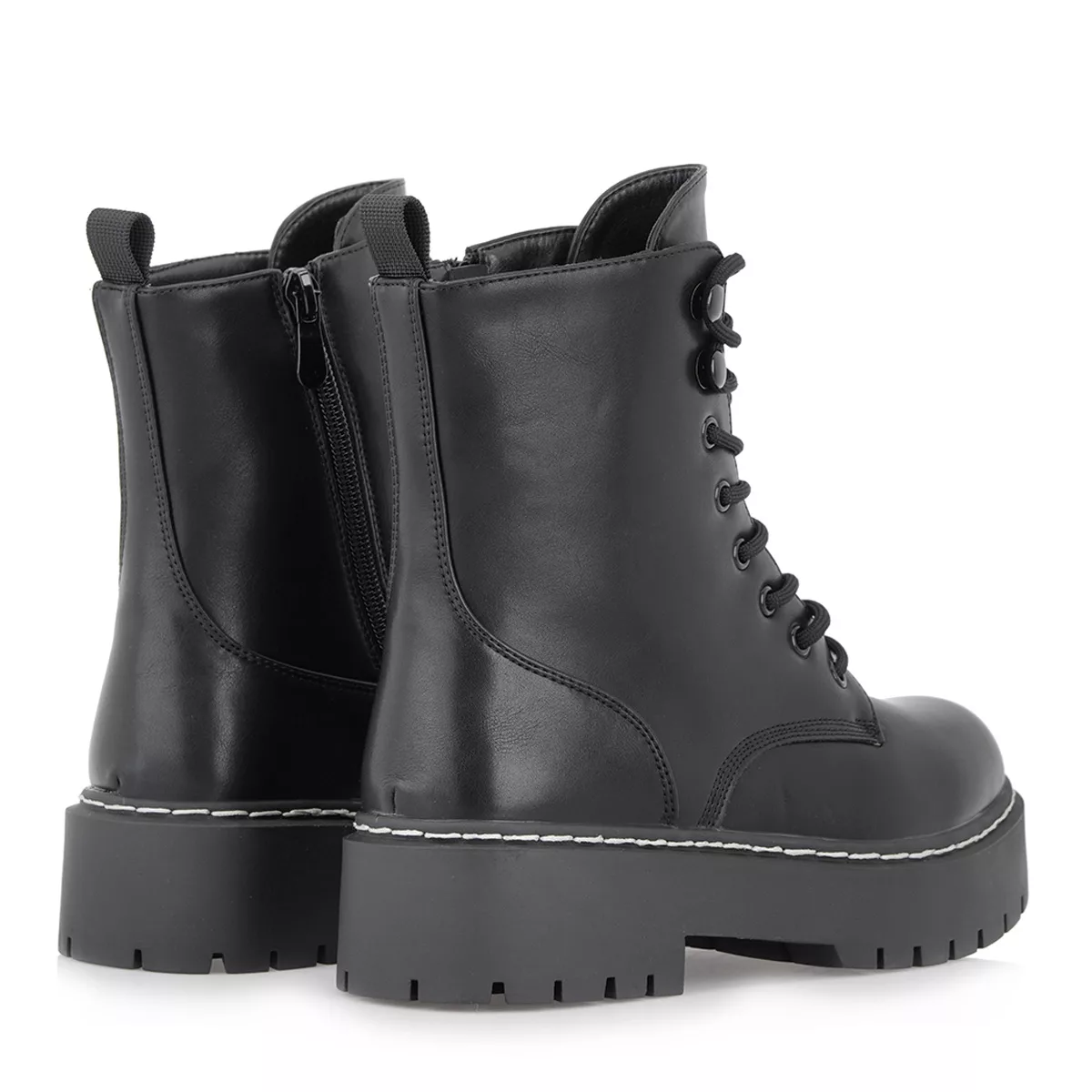 Μποτάκι EXE γυναικείο με κορδόνια και τρακτερωτή σόλα 3 Μποτάκι EXE γυναικείο με κορδόνια και τρακτερωτή σόλα - Image 3