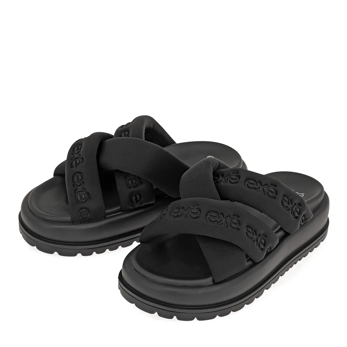 Exe Platform Slides Black Γυναικείες Παντόφλες Πλατφόρμα 4 Exe Platform Slides Black Γυναικείες Παντόφλες Πλατφόρμα - Image 4