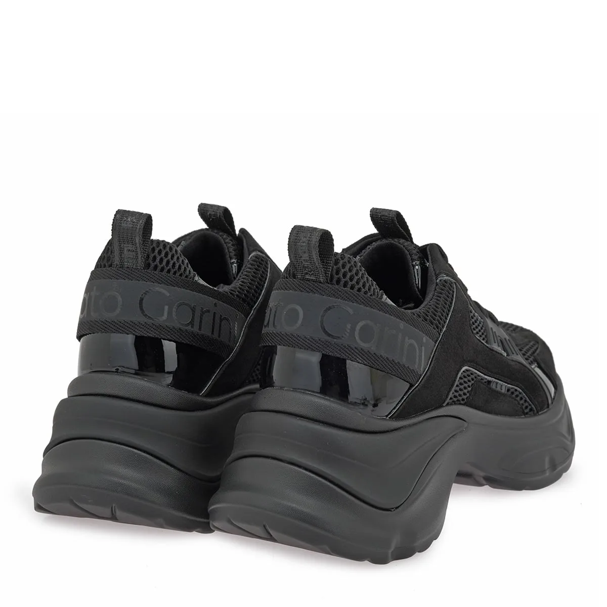 Renato Garini Μαύρα Chunky Sneakers 3 Renato Garini Μαύρα Chunky Sneakers - Image 3