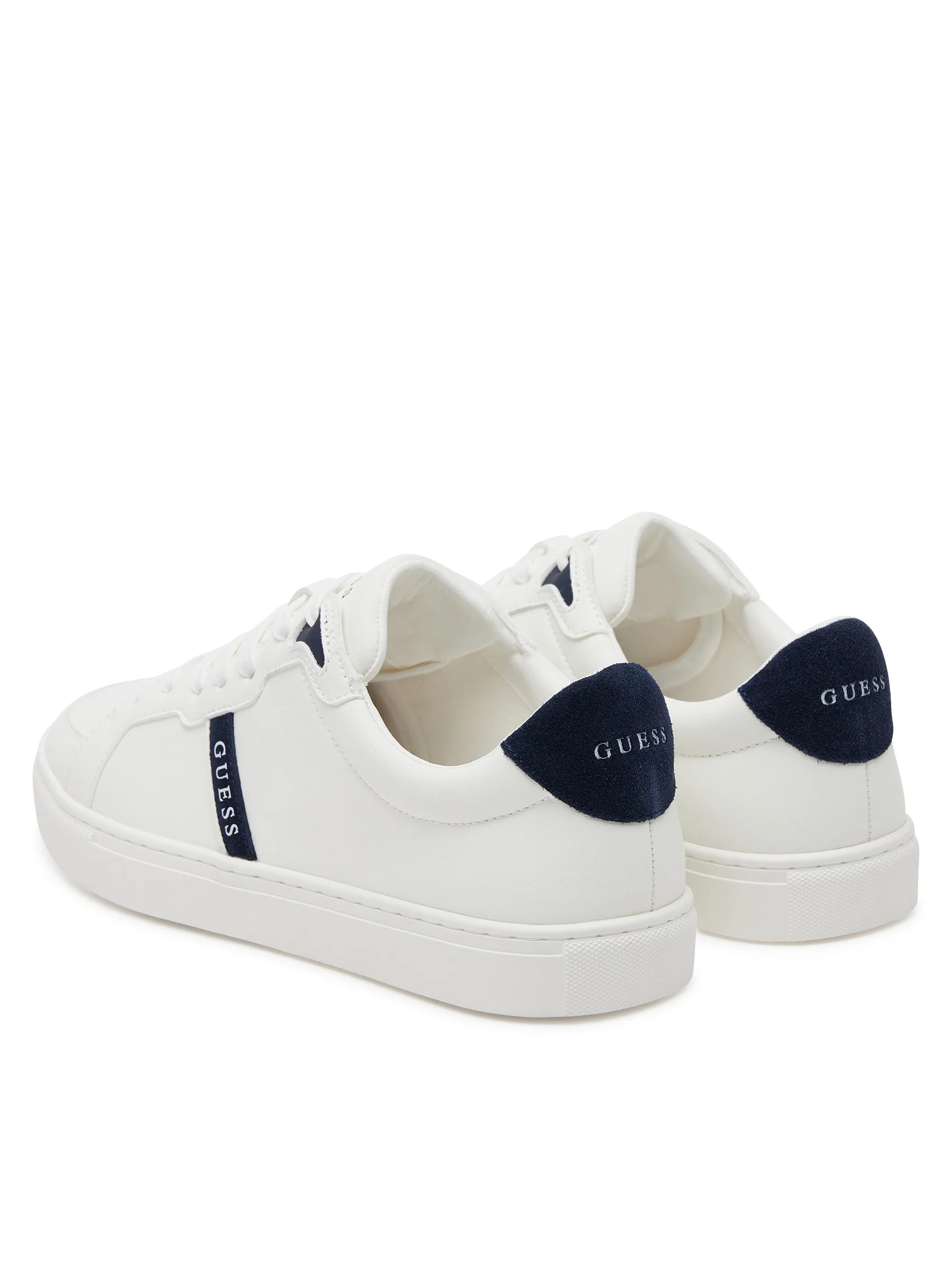 Guess Ανδρικά Sneaker Λευκό με Navy Λεπτομέρειες 3 Guess Ανδρικά Sneaker Λευκό με Navy Λεπτομέρειες - Image 3