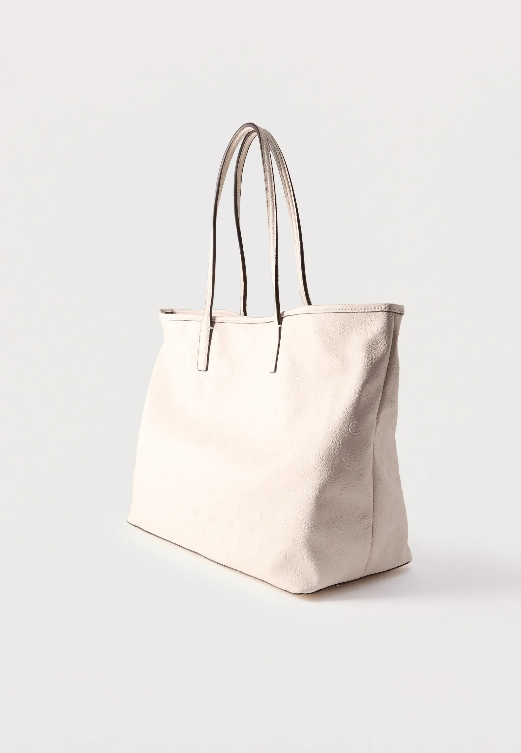 GUESS Γυναικεία Τσάντα Ώμου Tote με Αποσπώμενο Νεσεσέρ Εκρού 4 GUESS Γυναικεία Τσάντα Ώμου Tote με Αποσπώμενο Νεσεσέρ Εκρού - Image 4