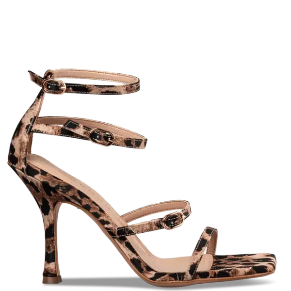 Envie Shoes Γυναικεία Πέδιλα Λεοπάρ