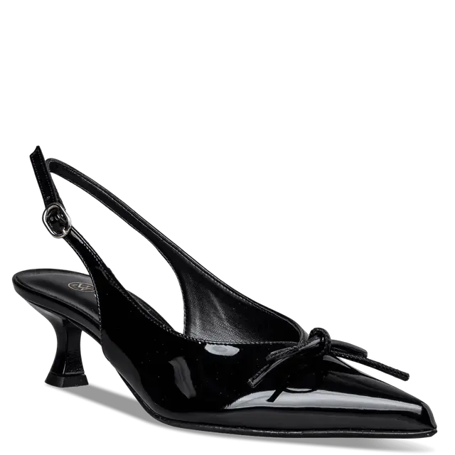 Envie Μαύρο Λουστρίνι Slingback με Φιόγκο – Κομψό & Άνετο Kitten Heel Παπούτσι 2 Envie Μαύρο Λουστρίνι Slingback με Φιόγκο – Κομψό & Άνετο Kitten Heel Παπούτσι - Image 2