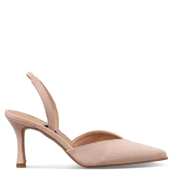 Envie Slingback Γόβες Ελληνικής Παραγωγής σε Nude Απόχρωση