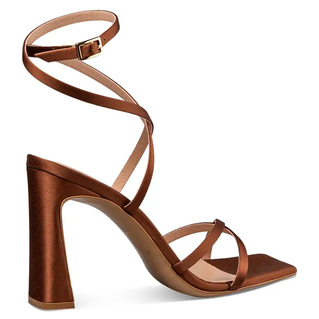 Γυναικείο Πέδιλο Envie με Λεπτά Λουράκια & Τακούνι σε Ταμπά Απόχρωση 3 Γυναικείο Πέδιλο Envie με Λεπτά Λουράκια & Τακούνι σε Ταμπά Απόχρωση - Image 3