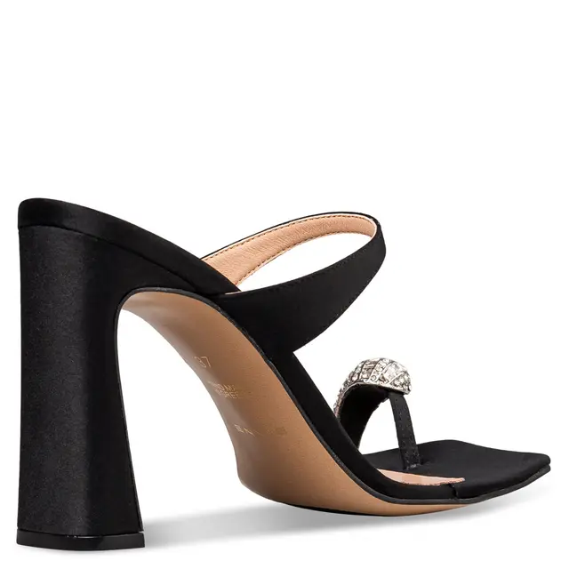 Envie Μαύρο Πέδιλο Mule με Διακοσμητικό Strass 3 Envie Μαύρο Πέδιλο Mule με Διακοσμητικό Strass - Image 3