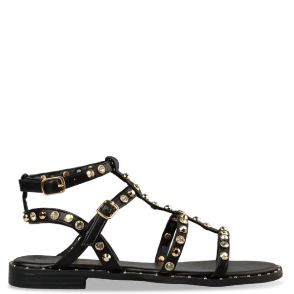 Envie Γυναικεία Flats Μαύρα