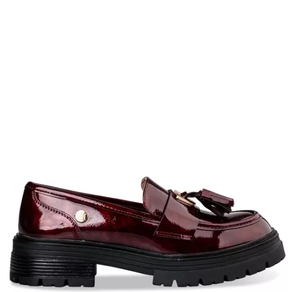 Envie Shoes Γυναικεία Loafers Μπορντό