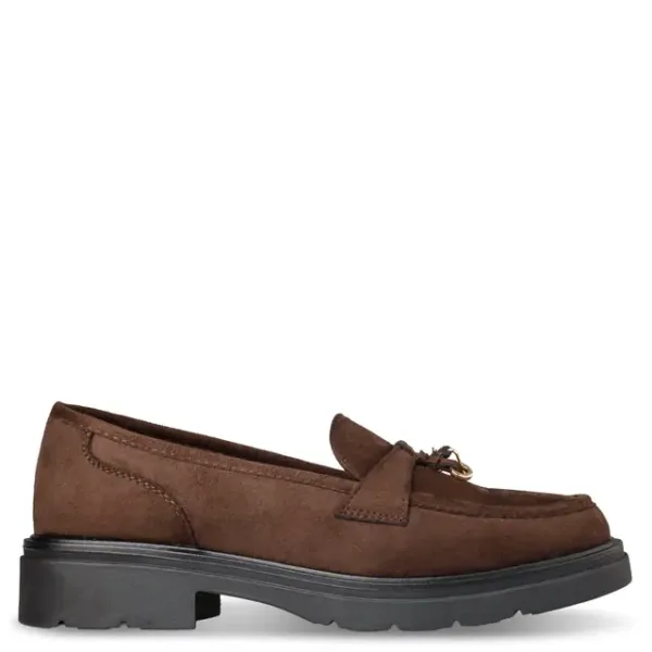 Envie Shoes Γυναικεία Chunky Loafers Καφέ