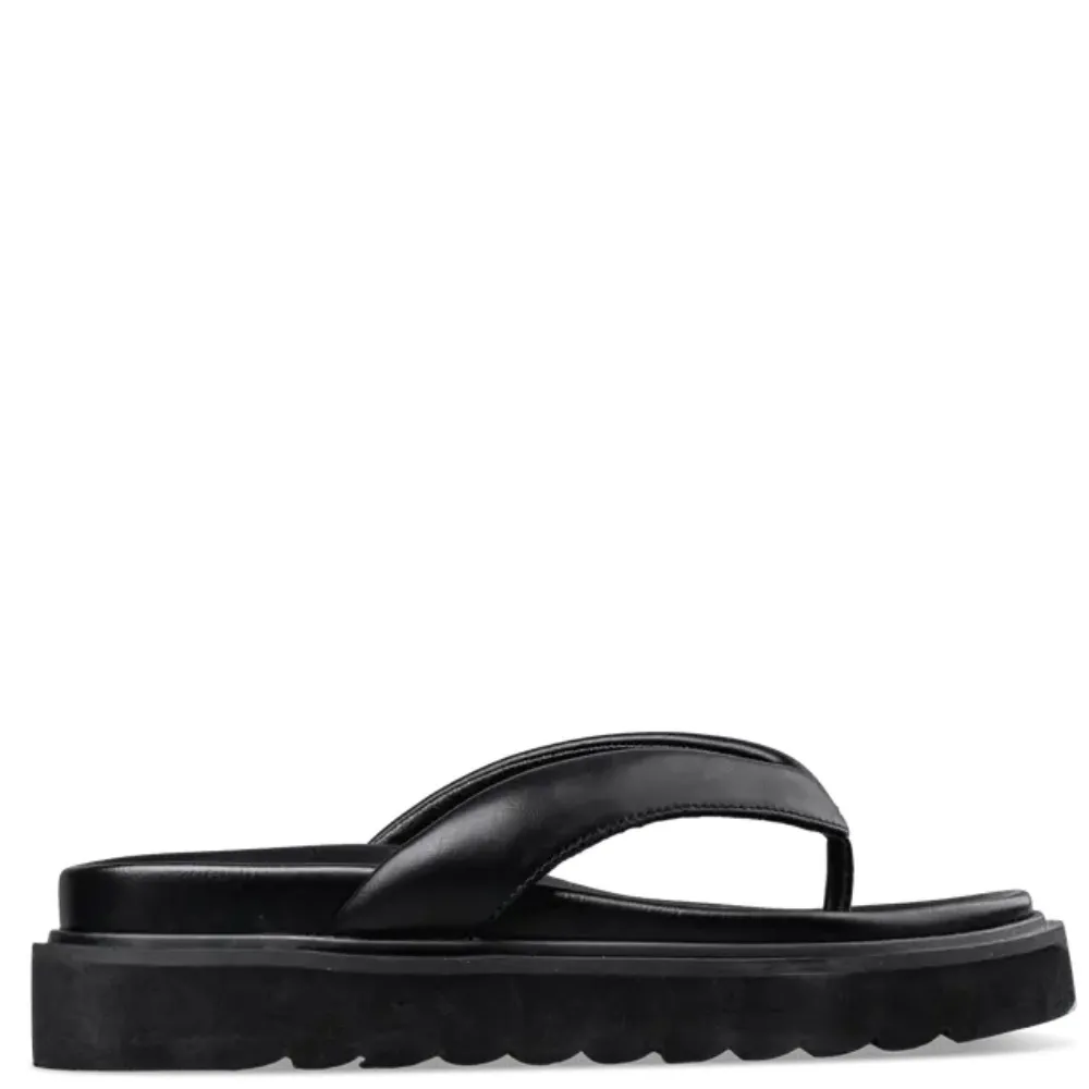 ENVIE Γυναικεία Flatform Παντόφλα Μαύρη με Χιαστί Σχέδιο 1 ENVIE Γυναικεία Flatform Παντόφλα Μαύρη με Χιαστί Σχέδιο