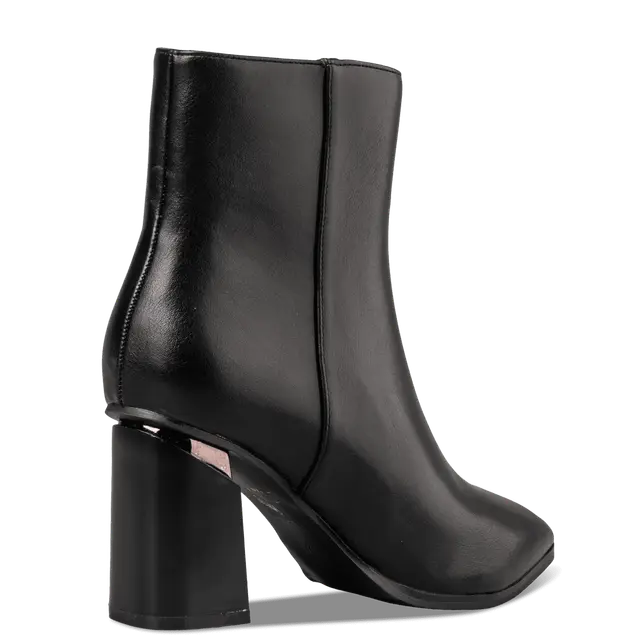 Μαύρο Μποτάκι Envie με Τετράγωνο Τακούνι 3 Μαύρο Μποτάκι Envie με Τετράγωνο Τακούνι - Image 3