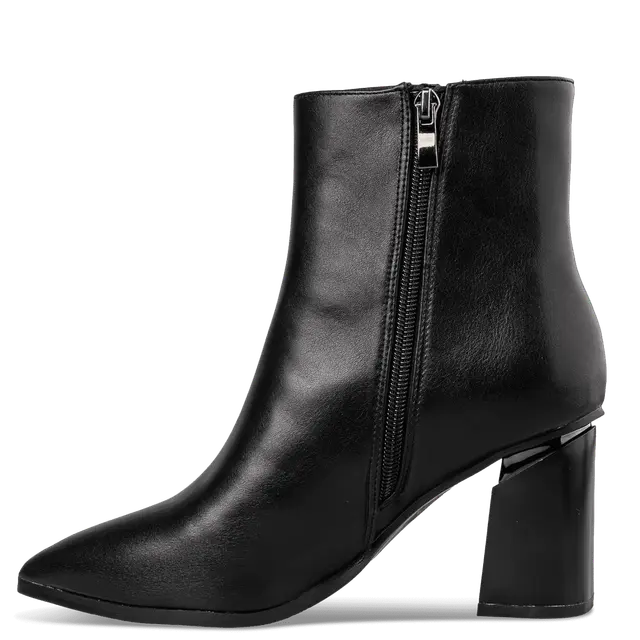 Μαύρο Μποτάκι Envie με Τετράγωνο Τακούνι 4 Μαύρο Μποτάκι Envie με Τετράγωνο Τακούνι - Image 4