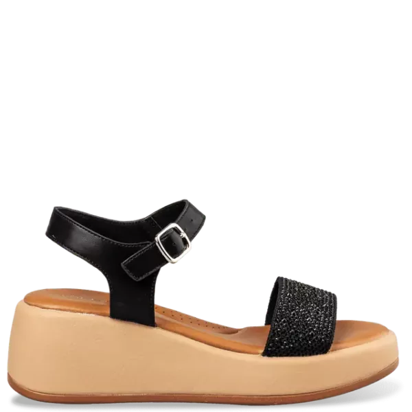 Envie Γυναικείες Πλατφόρμες Μαύρες