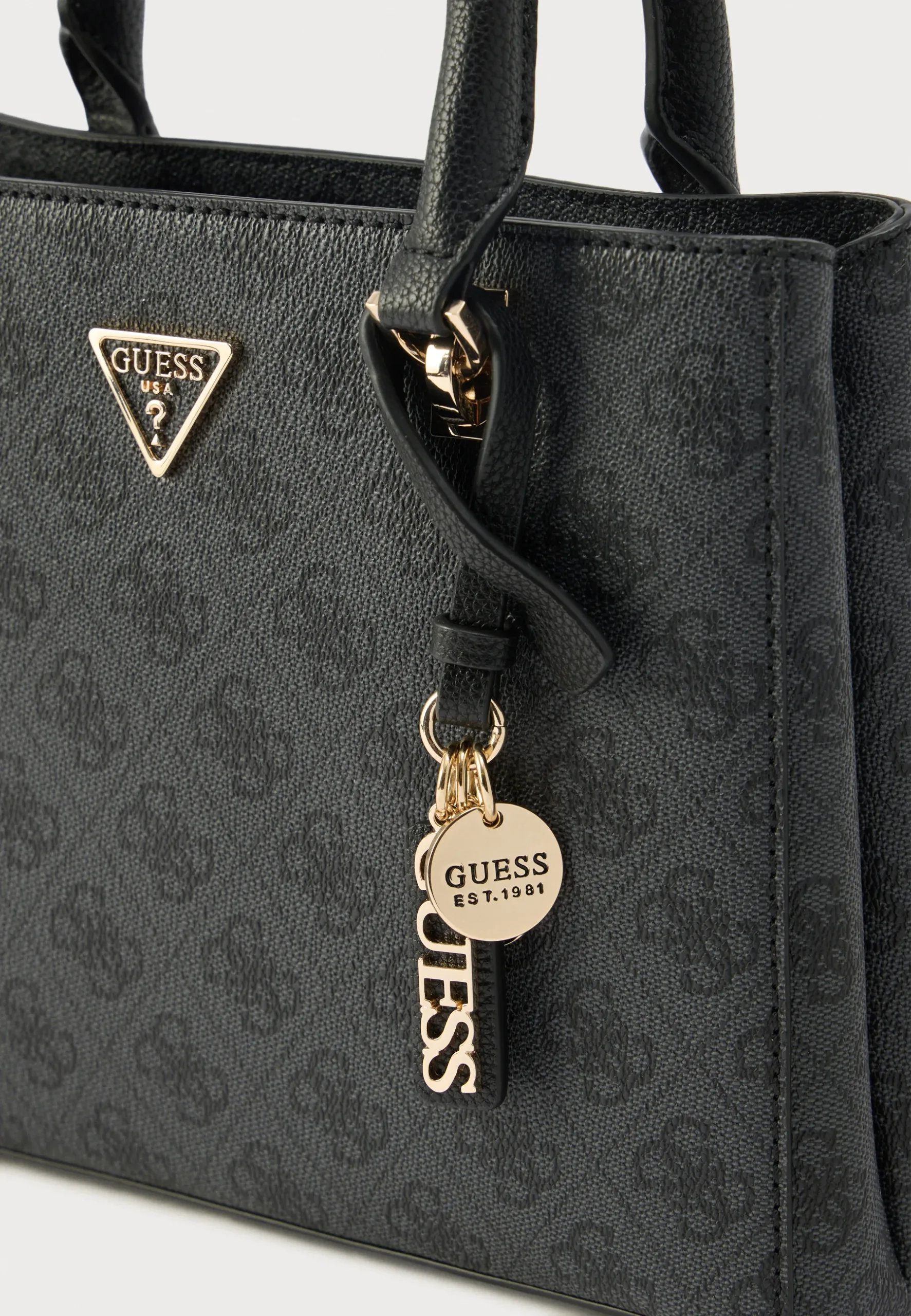 Guess Noelle II Γυναικεία Τσάντα Χειρός με Λουράκι – Ανθρακί 4 Guess Noelle II Γυναικεία Τσάντα Χειρός με Λουράκι – Ανθρακί - Image 4