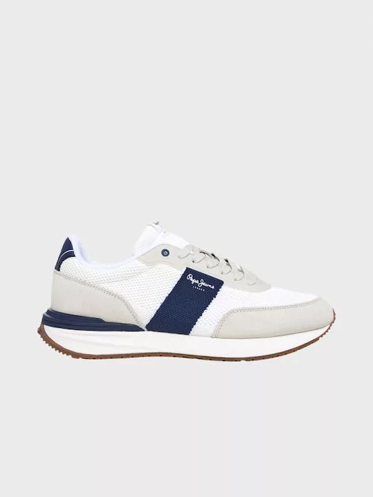 Pepe Jeans Ανδρικά Sneakers Λευκά