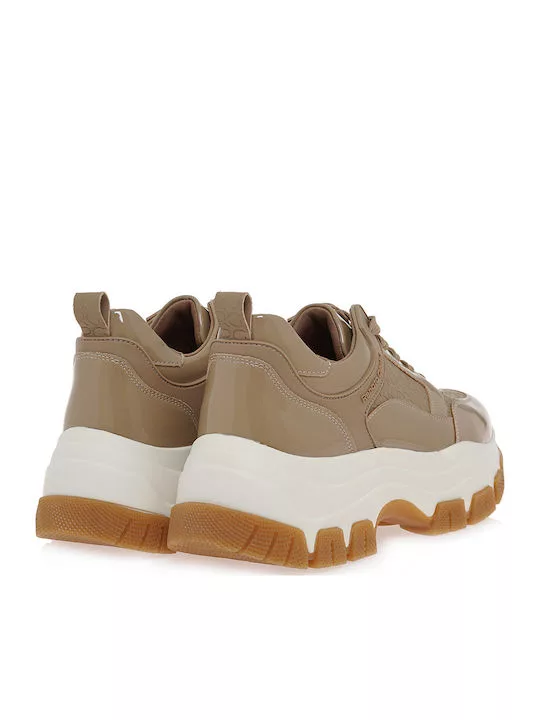 Γυναικείο Sneaker Renato Garini Μπεζ 3 Γυναικείο Sneaker Renato Garini Μπεζ - Image 3