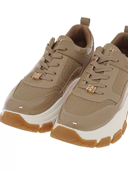 Γυναικείο Sneaker Renato Garini Μπεζ 4 Γυναικείο Sneaker Renato Garini Μπεζ - Image 4