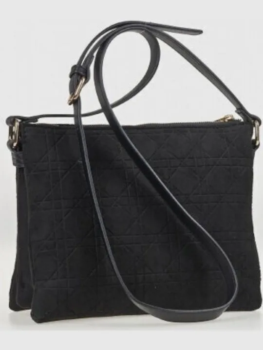 Γυναικεία Μαύρη Τσάντα Χιαστί VERDE με Καπιτονέ Σχέδιο 2 Γυναικεία Μαύρη Τσάντα Χιαστί VERDE με Καπιτονέ Σχέδιο - Image 2