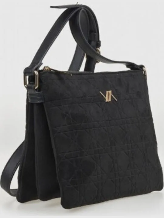 Γυναικεία Μαύρη Τσάντα Χιαστί VERDE με Καπιτονέ Σχέδιο 4 Γυναικεία Μαύρη Τσάντα Χιαστί VERDE με Καπιτονέ Σχέδιο - Image 4