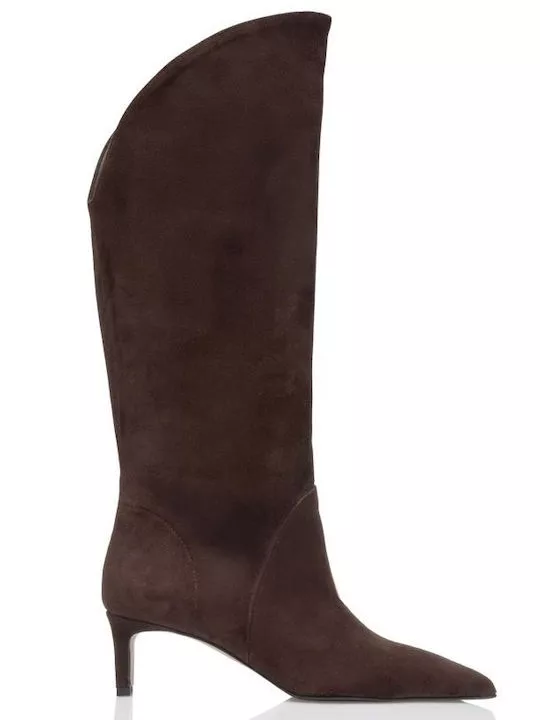 Sante Γυναικεία Ψηλή Σουέτ Μπότα