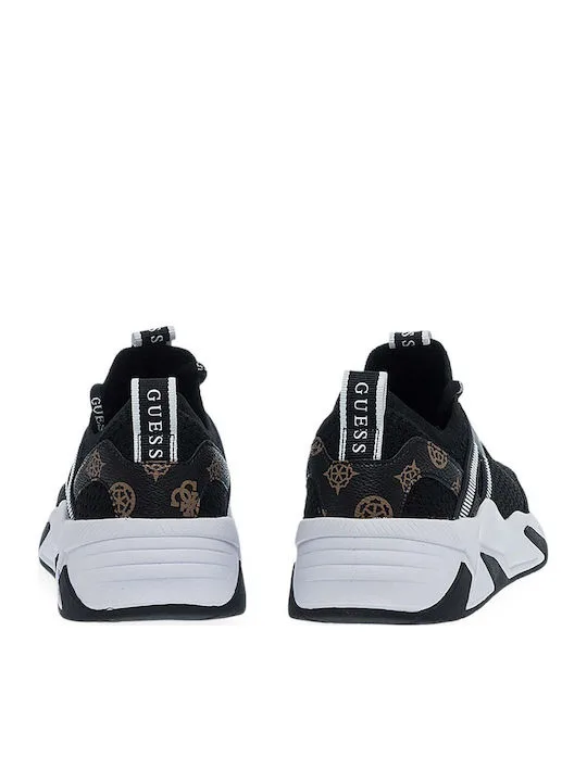Guess Γυναικεία Sneakers Μαύρα με Chunky Σόλα & Logo Λεπτομέρειες 5 Guess Γυναικεία Sneakers Μαύρα με Chunky Σόλα & Logo Λεπτομέρειες - Image 5