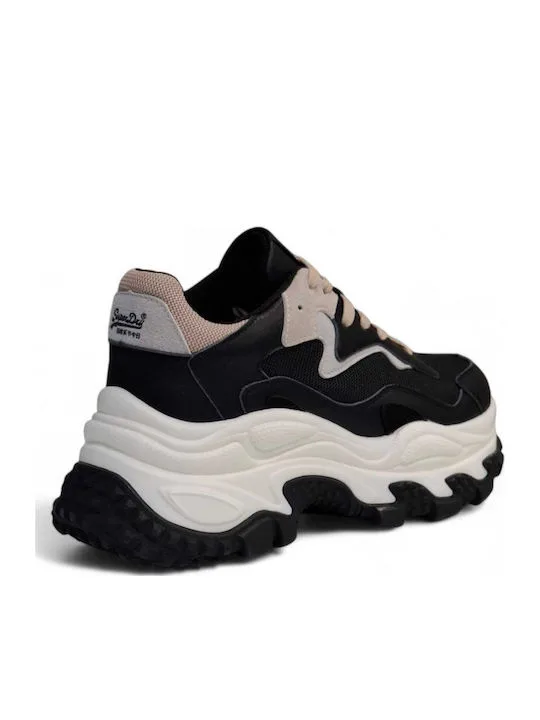 Superdry Γυναικεία Sneakers Chunky – Μαύρο/Μπεζ 3 Superdry Γυναικεία Sneakers Chunky – Μαύρο/Μπεζ - Image 3