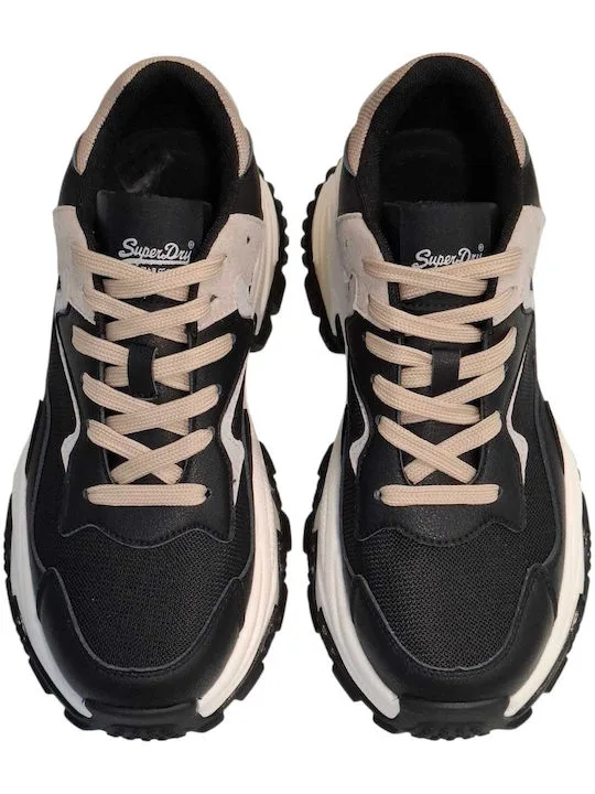 Superdry Γυναικεία Sneakers Chunky – Μαύρο/Μπεζ 5 Superdry Γυναικεία Sneakers Chunky – Μαύρο/Μπεζ - Image 5