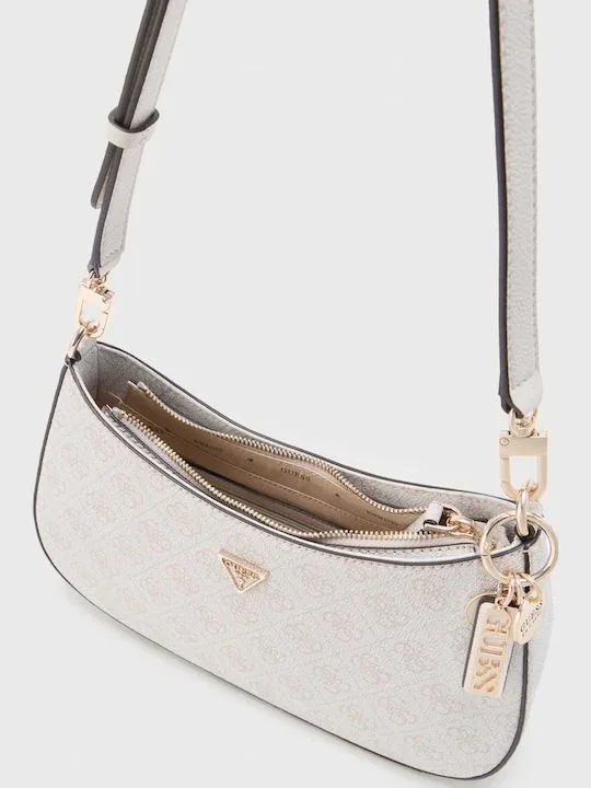 Guess Noelle II Logo Shoulder Bag – Εκρού Logo 4 Guess Noelle II Logo Shoulder Bag – Εκρού Logo - Image 4