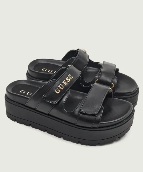 GUESS Chunky Platform Sandals Μαύρα 2 GUESS Chunky Platform Sandals Μαύρα - Image 2