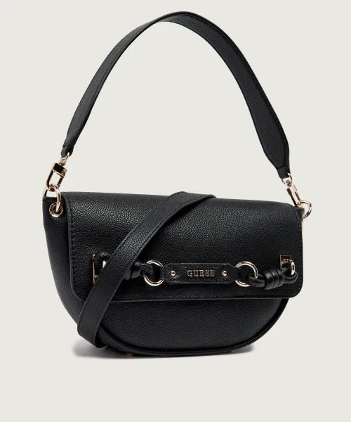 Guess Camelia Τσάντα Ώμου Μαύρη Γυναικεία 2 Guess Camelia Τσάντα Ώμου Μαύρη Γυναικεία - Image 2