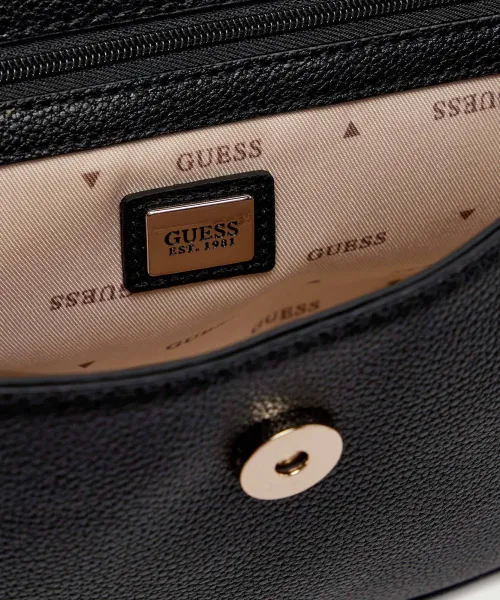 Guess Camelia Τσάντα Ώμου Μαύρη Γυναικεία 5 Guess Camelia Τσάντα Ώμου Μαύρη Γυναικεία - Image 5