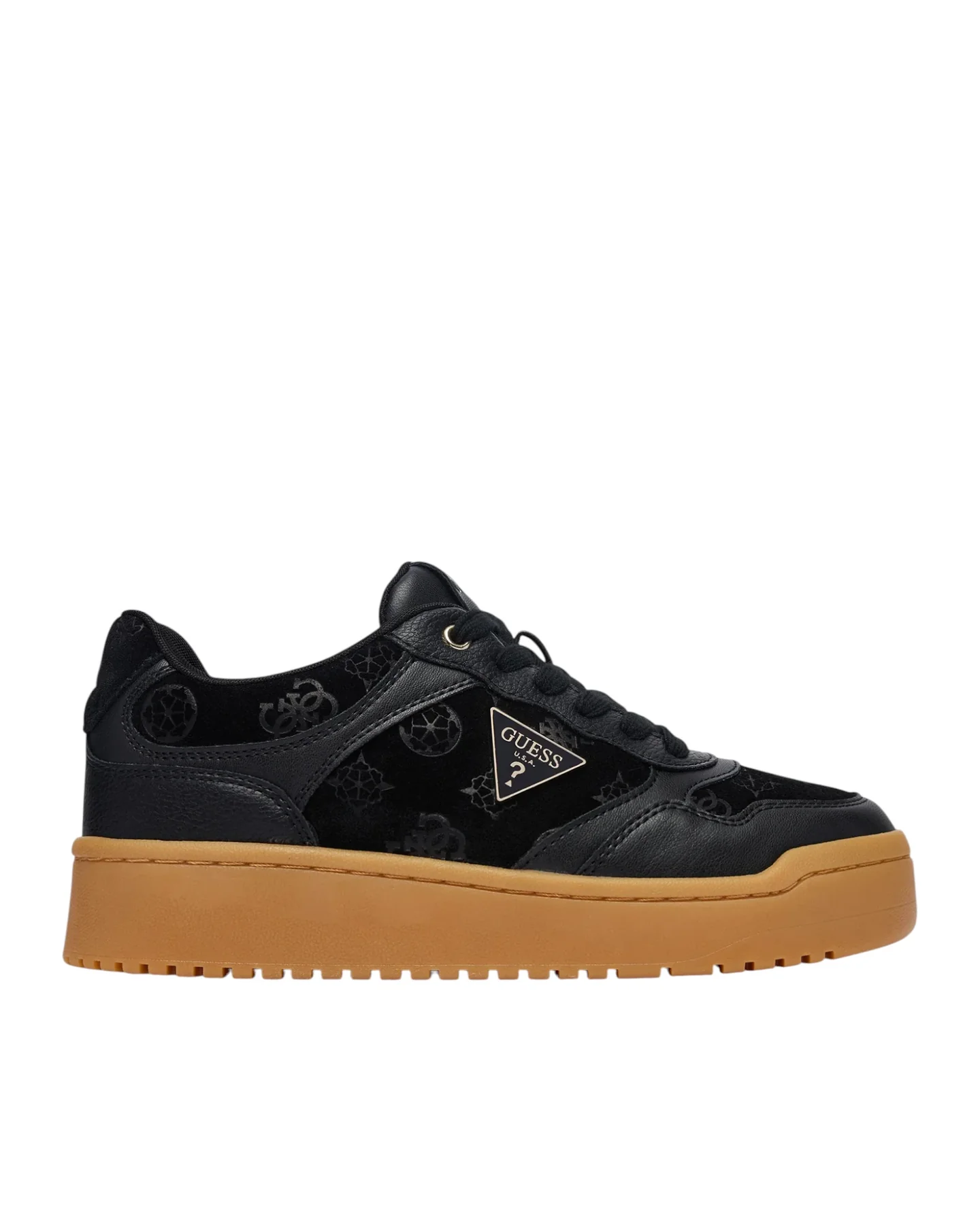 GUESS Μαύρο Sneaker με Ταμπά Platform Σόλα 2 GUESS Μαύρο Sneaker
