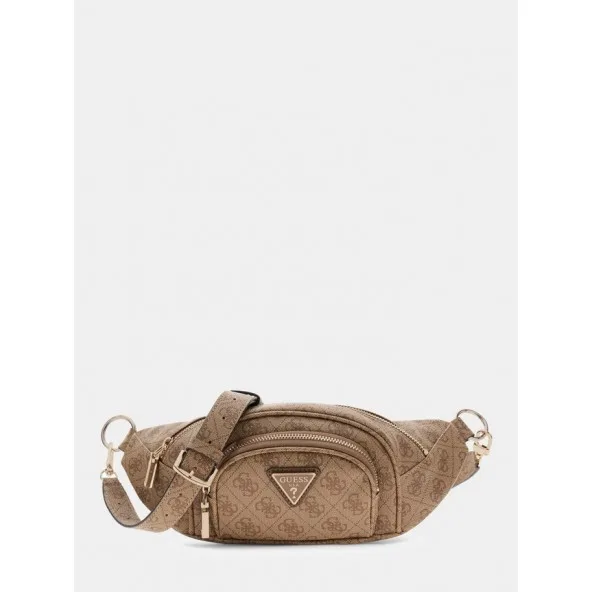 Guess Latona Belt Bag HB9211080 – Latte Logo 1 Guess Latona Belt Bag HB9211080 – Latte Logo