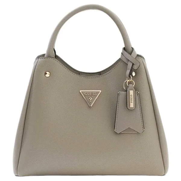 Guess Meridian II Handbag Dark Taupe Τσάντα Χειρός