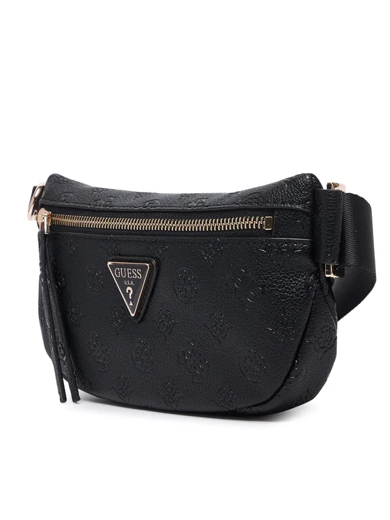 Guess Μαύρη Τσάντα Μέσης με Ανάγλυφο Μονόγραμμα 5 Guess Μαύρη Τσάντα Μέσης με Ανάγλυφο Μονόγραμμα - Image 5