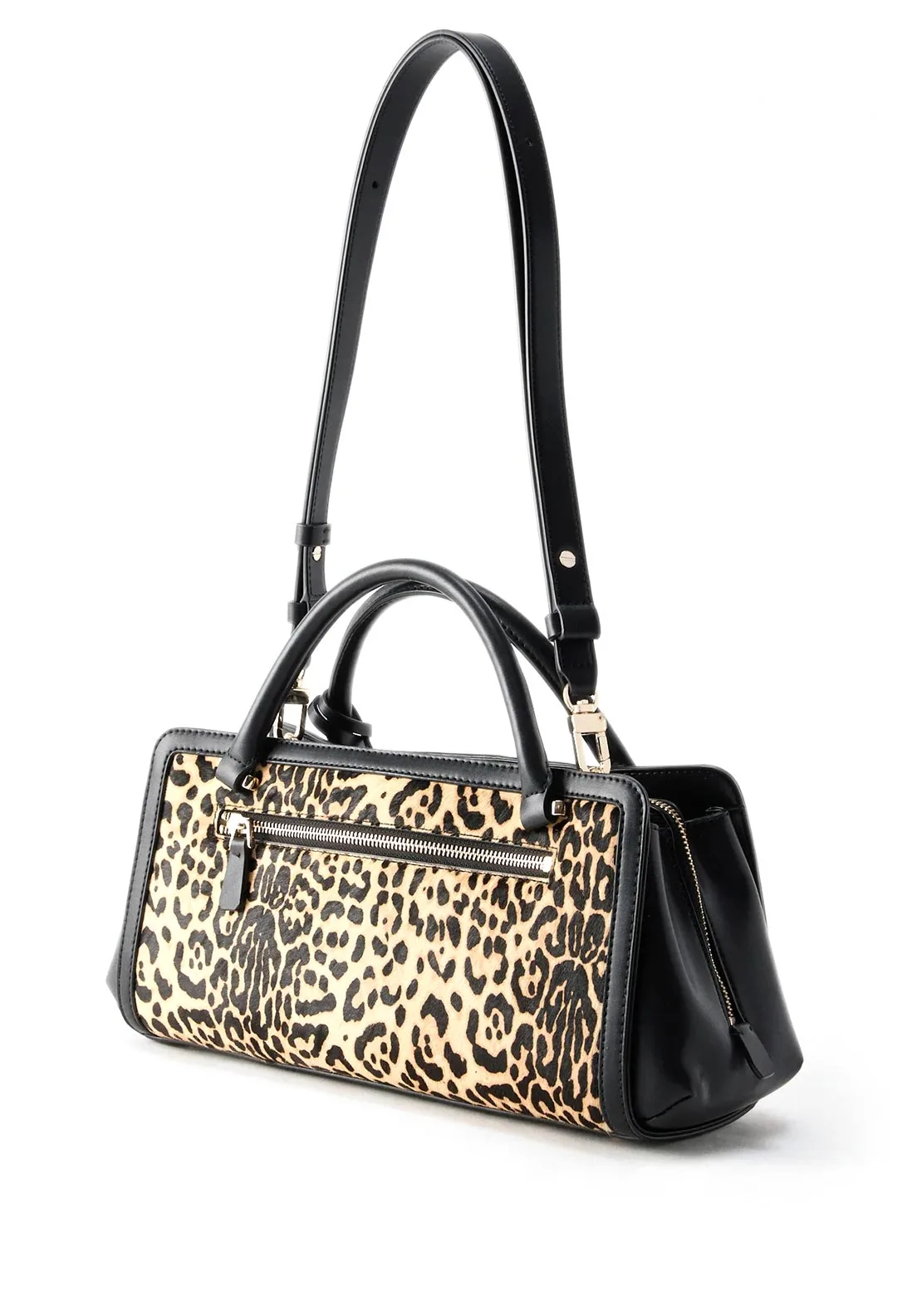 Guess Audrey Leopard Print Γυναικεία Τσάντα Χειρός 2 Guess Audrey Leopard Print Γυναικεία Τσάντα Χειρός - Image 2