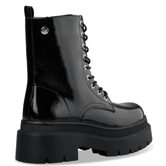 ENVIE – Γυναικεία Μποτάκια Μαύρα Λουστρίνι 5 ENVIE – Γυναικεία Μποτάκια Μαύρα Λουστρίνι - Image 5