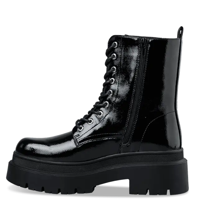 ENVIE – Γυναικεία Μποτάκια Μαύρα Λουστρίνι 6 ENVIE – Γυναικεία Μποτάκια Μαύρα Λουστρίνι - Image 6