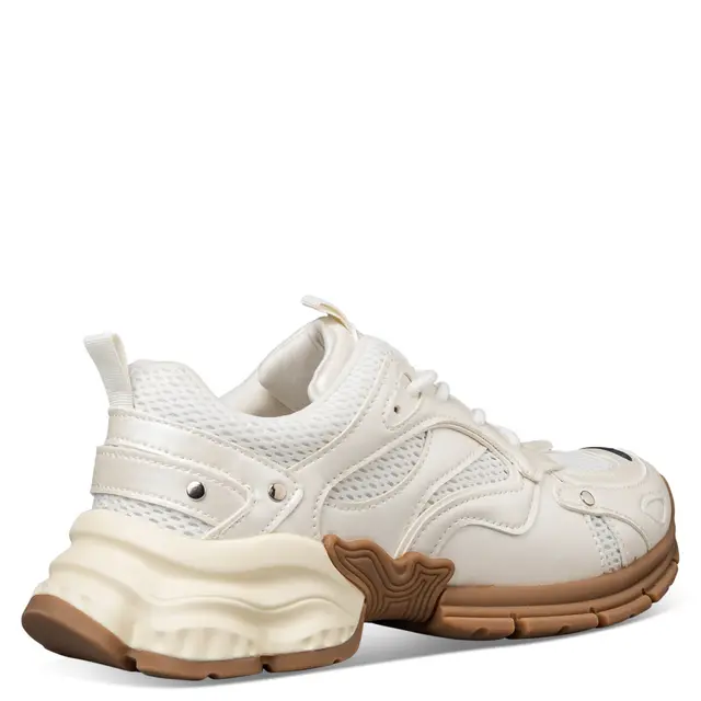 MAIRIBOO FOR ENVIE Γυναικεία Sneakers Εκρού με Chunky Σόλα & Contrast Λεπτομέρειες 3 MAIRIBOO FOR ENVIE Γυναικεία Sneakers Εκρού με Chunky Σόλα & Contrast Λεπτομέρειες - Image 3