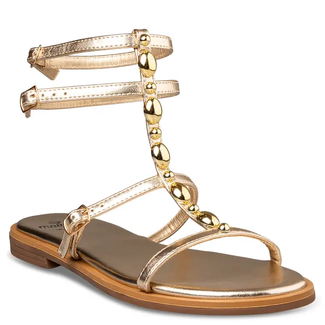 Mairiboo for Envie Χρυσά Gladiator Σανδάλια με Χρυσές Λεπτομέρειες 2 Mairiboo for Envie Χρυσά Gladiator Σανδάλια με Χρυσές Λεπτομέρειες - Image 2