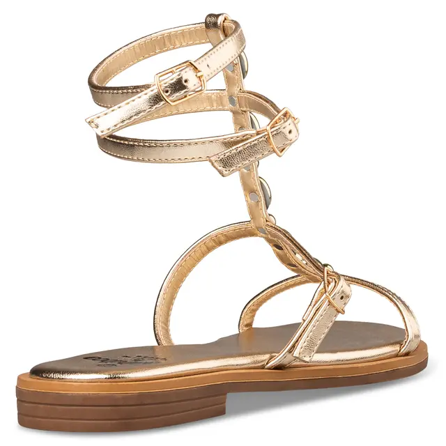 Mairiboo for Envie Χρυσά Gladiator Σανδάλια με Χρυσές Λεπτομέρειες 3 Mairiboo for Envie Χρυσά Gladiator Σανδάλια με Χρυσές Λεπτομέρειες - Image 3