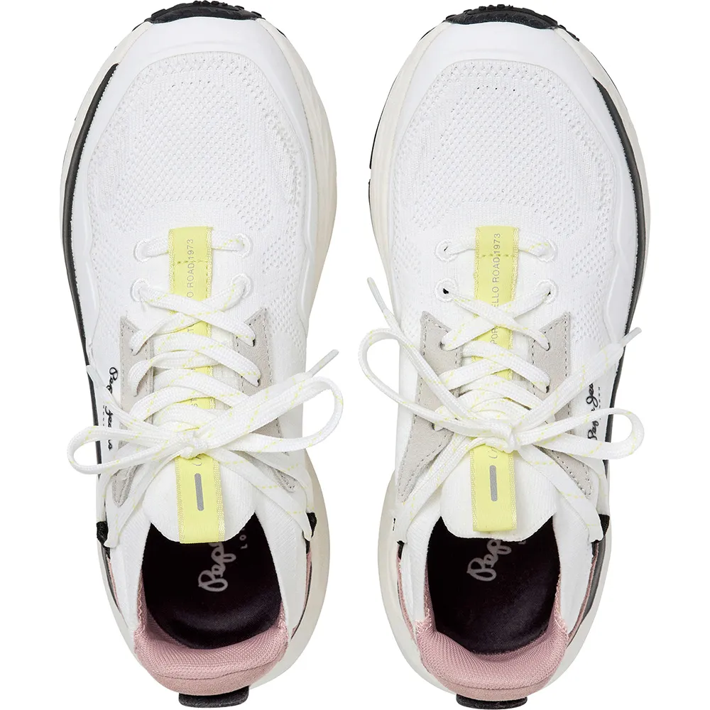 Pepe Jeans Cromer Club Γυναικεία Sneakers Λευκά/Ροζ 2 Pepe Jeans Cromer Club Γυναικεία Sneakers Λευκά/Ροζ - Image 2