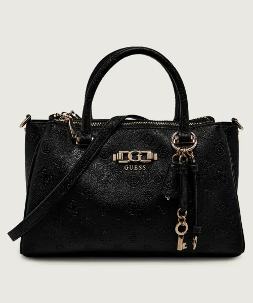 Guess Anise Τσάντα Χειρός & Ώμου Μαύρη