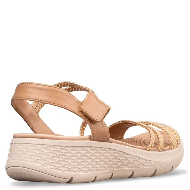 Envie Flat Σανδάλι με Μεταλλικές Λεπτομέρειες Beige 3 Envie Flat Σανδάλι με Μεταλλικές Λεπτομέρειες Beige - Image 3