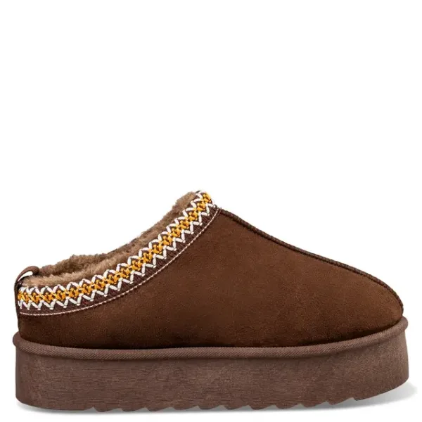 Sales! 337 ENVIE Καφέ Cozy Suede Μποτάκι με Γούνα & Πλατφόρμα – Γυναικείο Χειμερινό Μποτάκι
