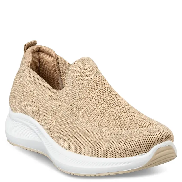 Envie Γυναικεία Slip-On Sneakers Μπεζ Knit 2 Envie Γυναικεία Slip-On Sneakers Μπεζ Knit - Image 2