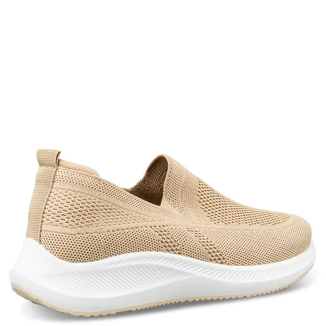 Envie Γυναικεία Slip-On Sneakers Μπεζ Knit 3 Envie Γυναικεία Slip-On Sneakers Μπεζ Knit - Image 3